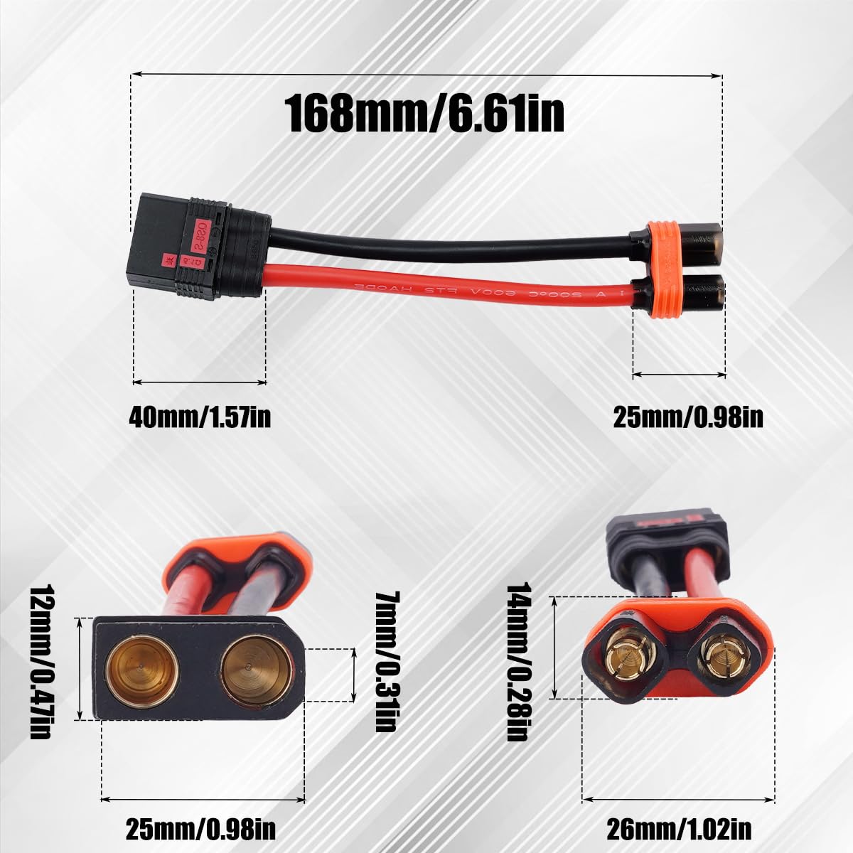 Amazon.com: URWALL QS8 Female to 6mm Male Wire Connector
